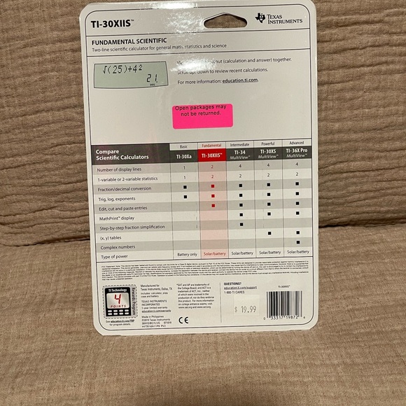 Texas Instruments TI-30xlls - Picture 2 of 2